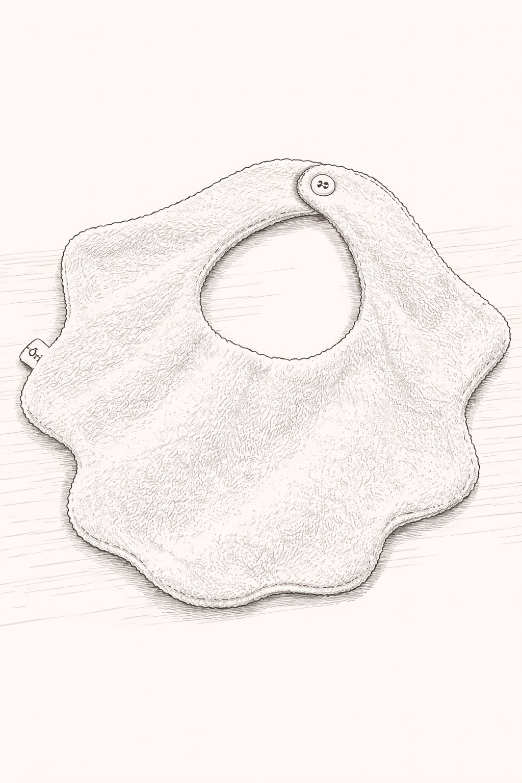 Bavoirs bandanas fleurs pour bébé personnalisable