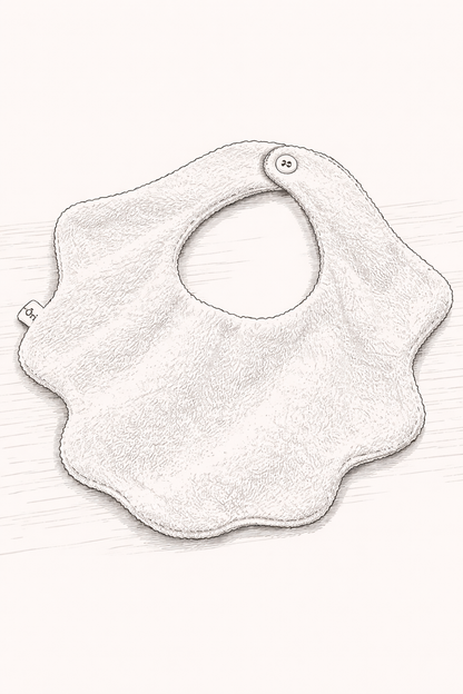 Bavoirs bandanas fleurs pour bébé personnalisable