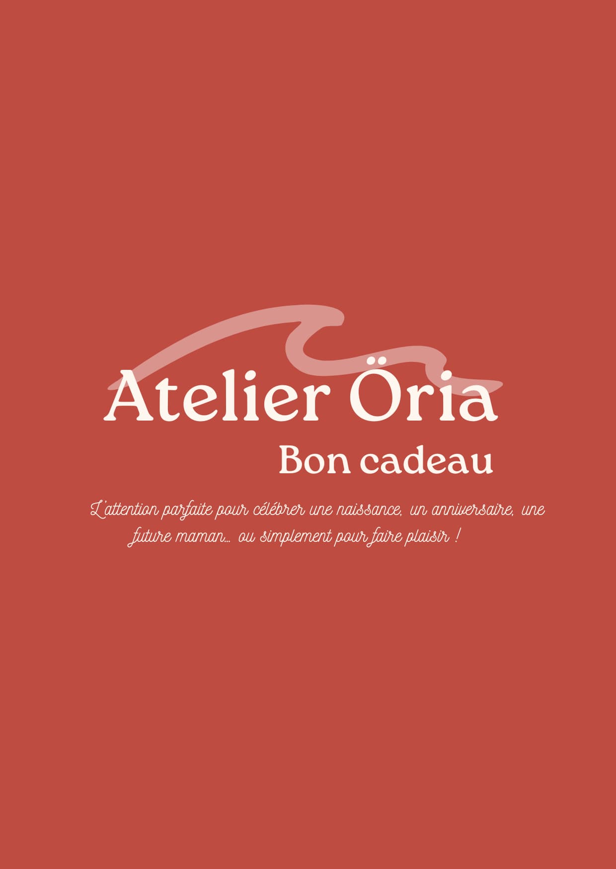 Bon Cadeau – Atelier Öria
