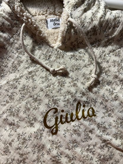 Poncho bébé & enfant personnalisable