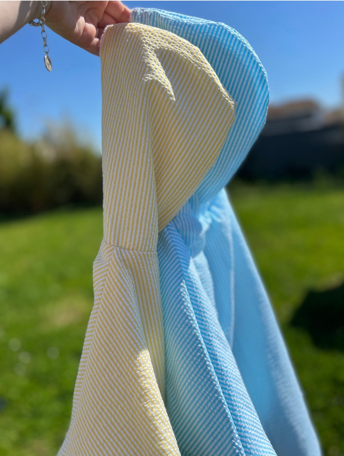 Poncho de plage doublé Solal