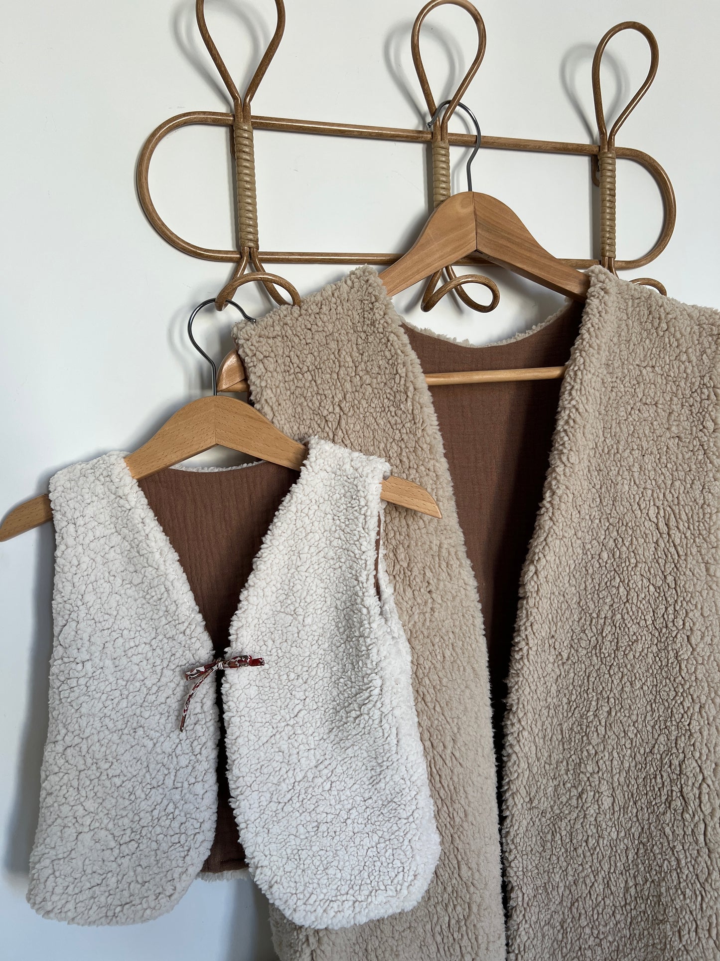 Gilet berger réversible femme