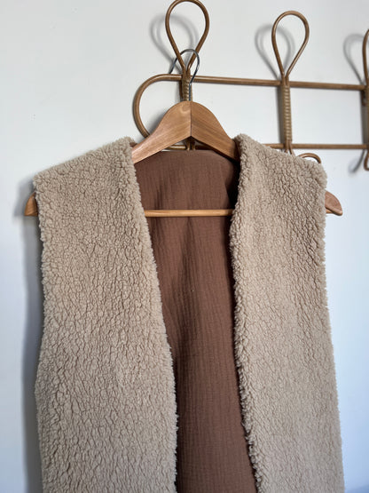 Gilet berger réversible femme
