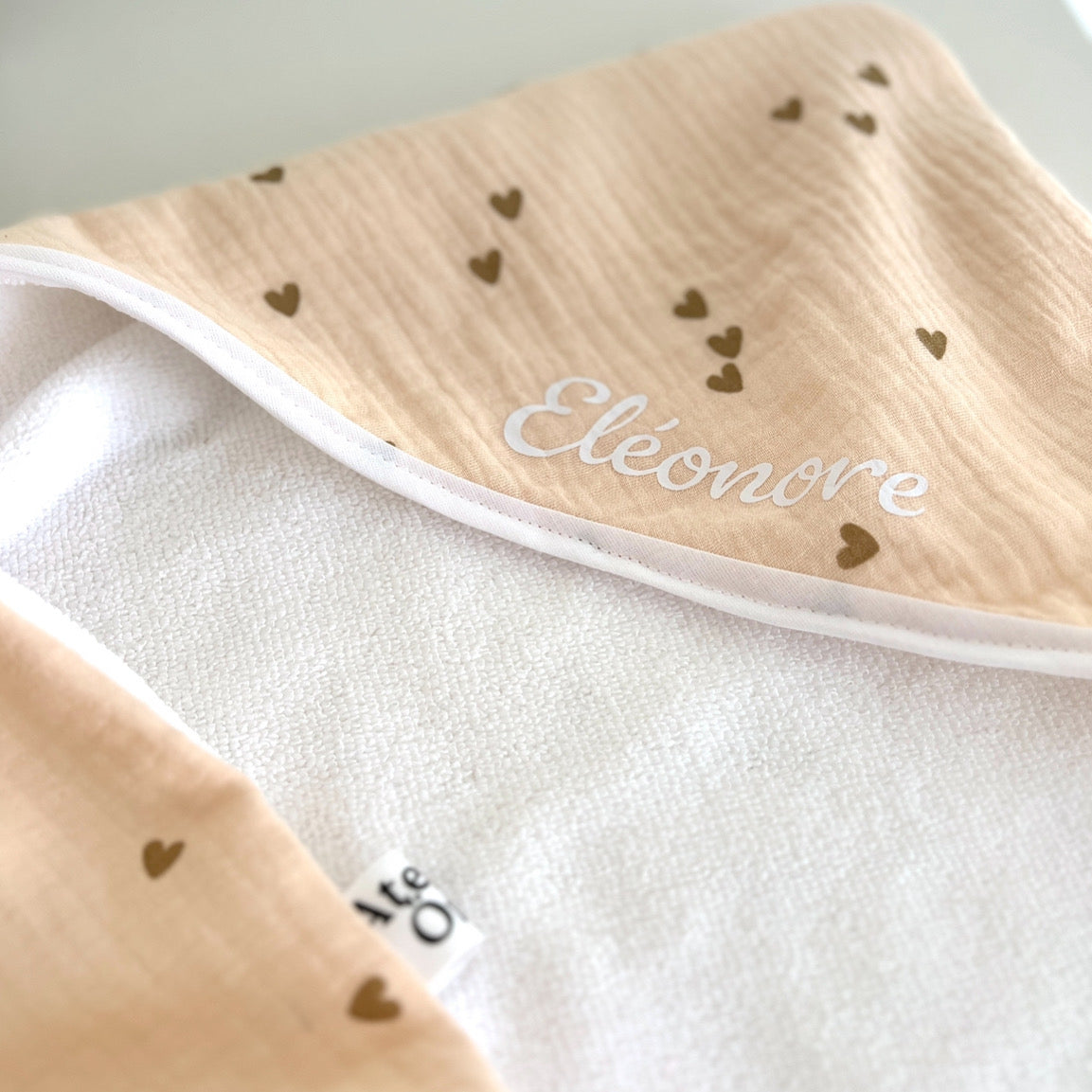 Cape de bain personnalisable