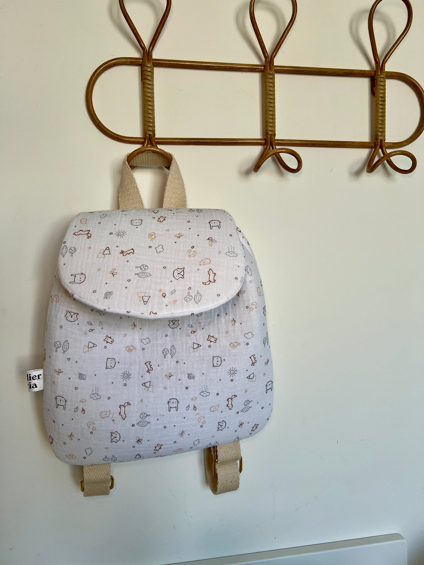 Petit sac à dos crèche/maternelle personnalisable