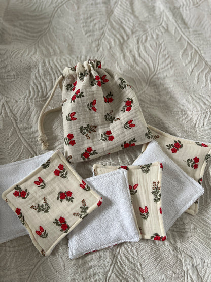 Lot de lingettes lavables personnalisable