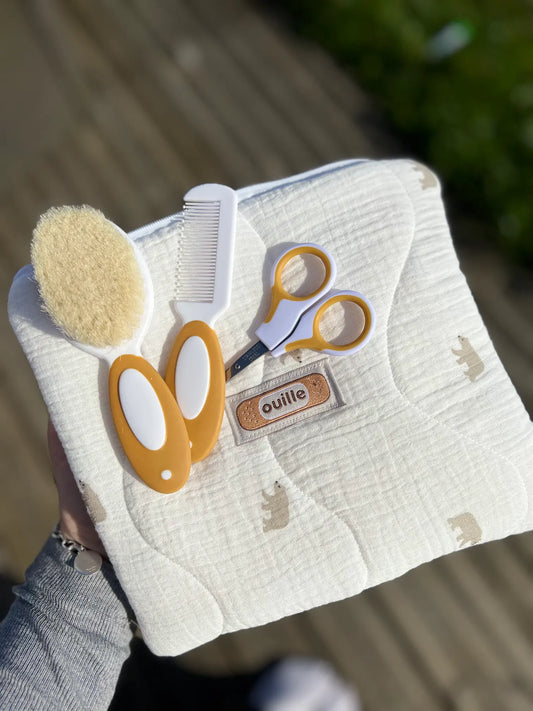 Pochette plate – Trousseau bébé personnalisable